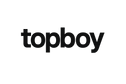 White background and the logo topboy